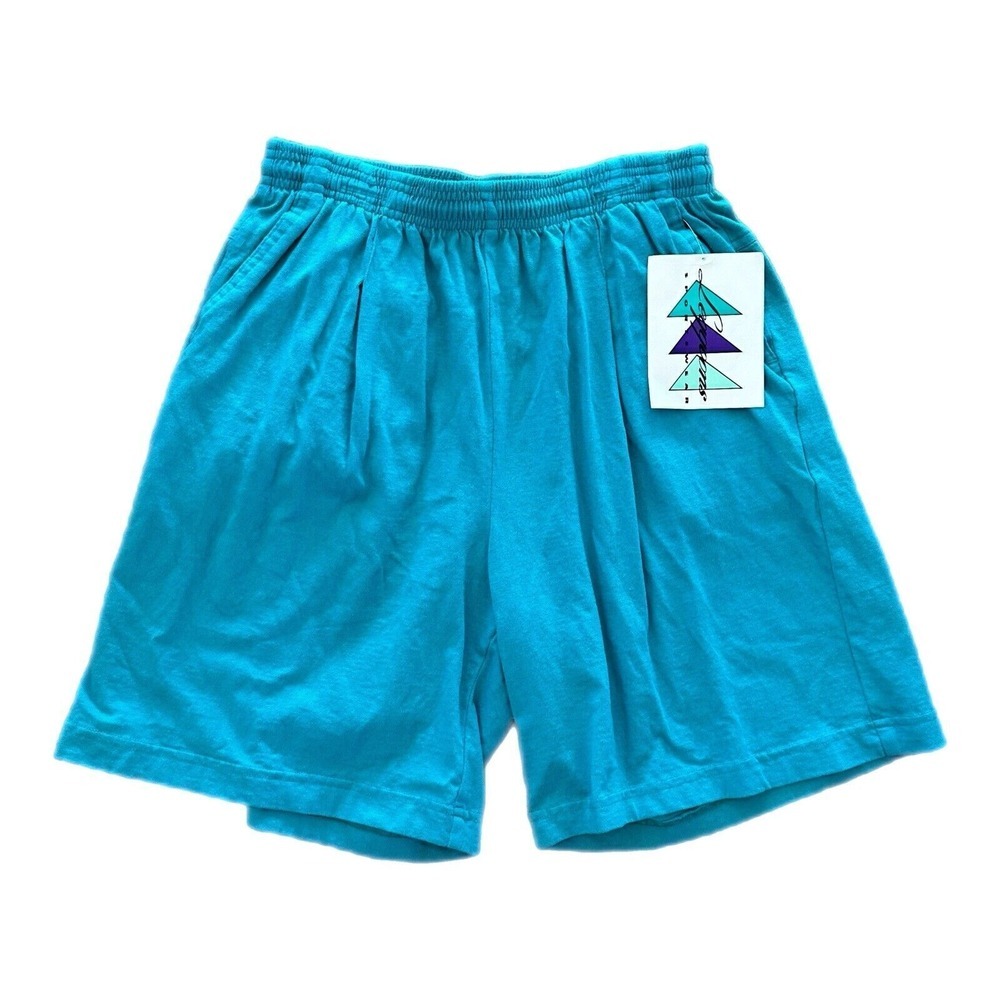Vintage Leggoons Shorts Mens M Blue‎ Cotton 90s Skate Surf Streetwear
